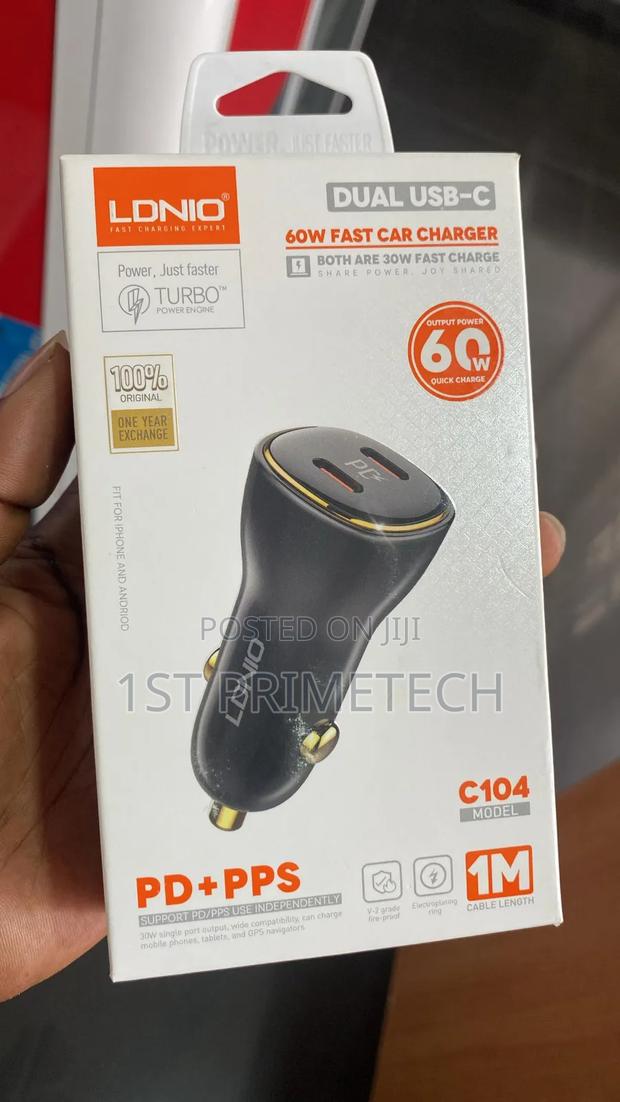 Ldnio 30w Dual Type-C Car Charger photo 2