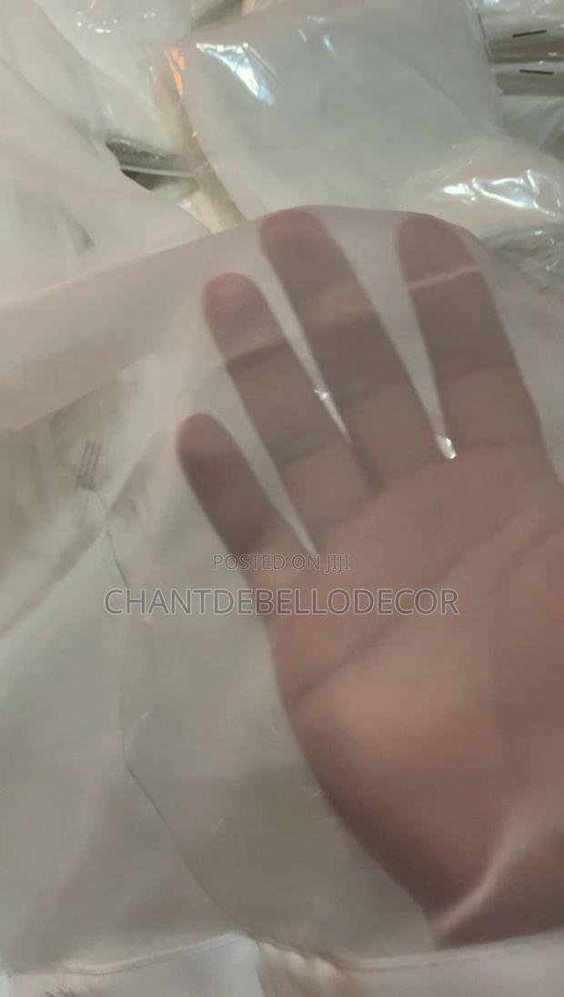 Transparent White Voile Curtains 240ghc A Pair photo 6