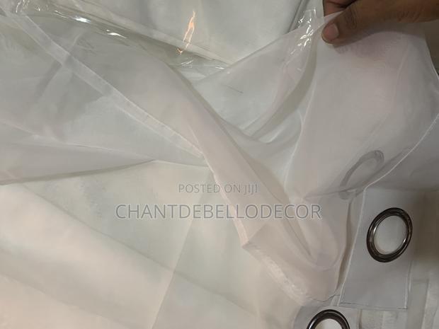 Transparent White Voile Curtains 240ghc A Pair photo 7