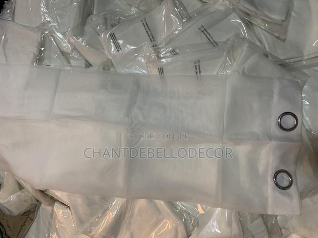 Transparent White Voile Curtains 240ghc A Pair photo 8