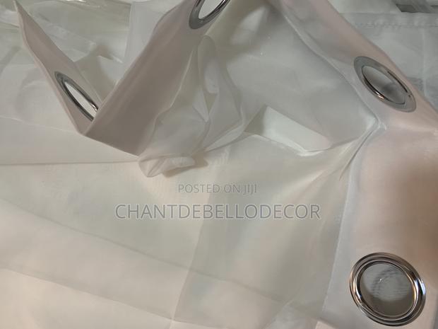 Plain White Transparent Voile Curtains 200ghc A Pair photo 6