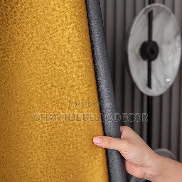 Embossed Total Blackout Curtains 400ghc A Pair For Each Color photo 5