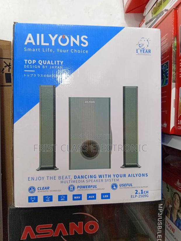 Remote Control Speaker System Ailyons Multimedia Speaker · Photo 3