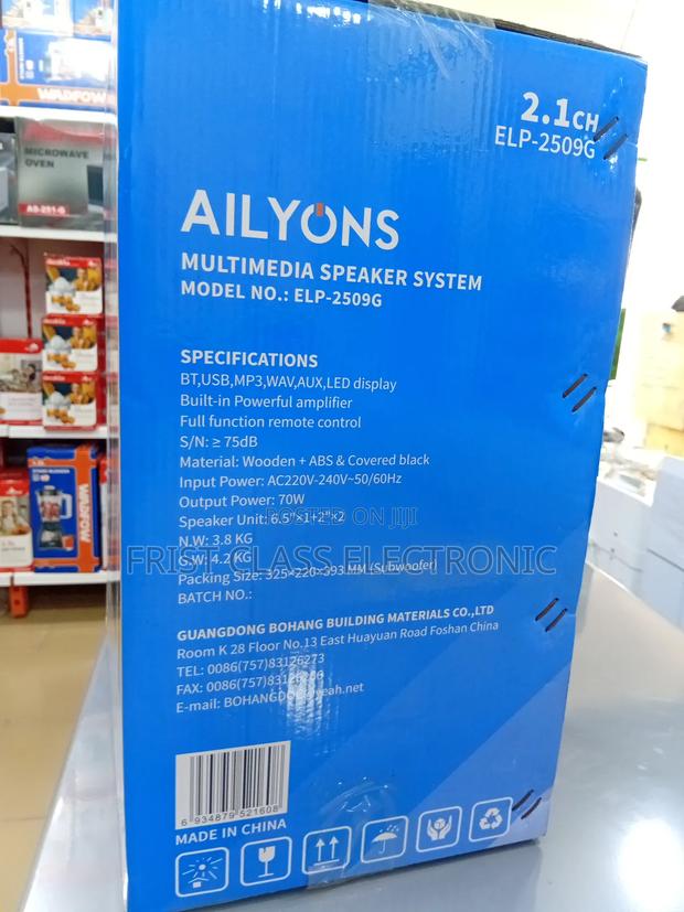 Remote Control Speaker System Ailyons Multimedia Speaker · Photo 4
