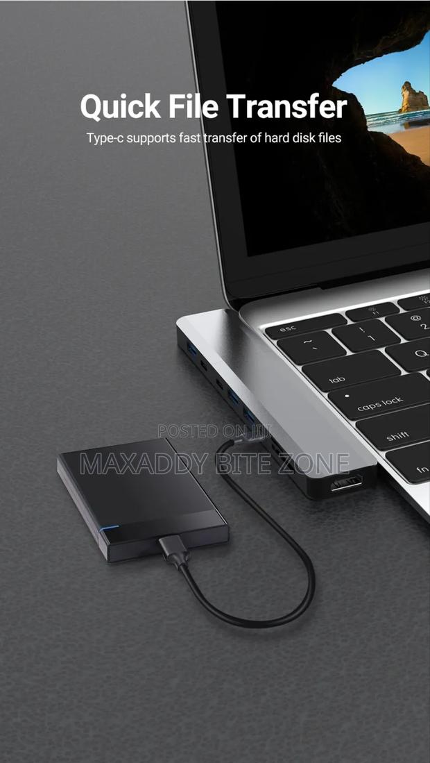 Usb-c Docking Station 10 In 1 Magnetic Hub With Dual Monitor photo 2