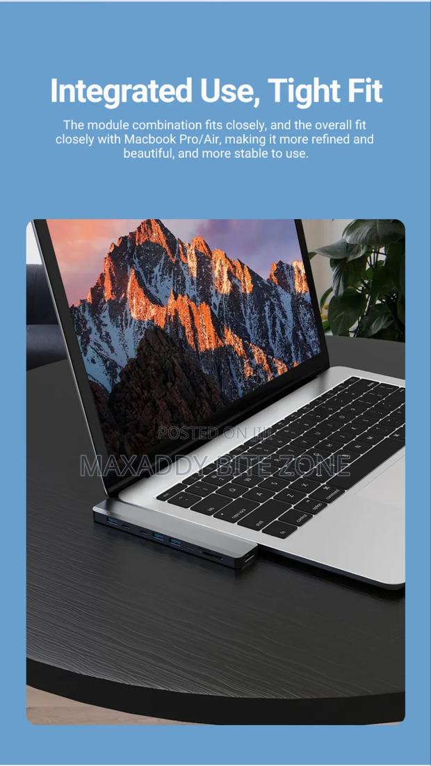 Usb-c Docking Station 10 In 1 Magnetic Hub With Dual Monitor photo 4