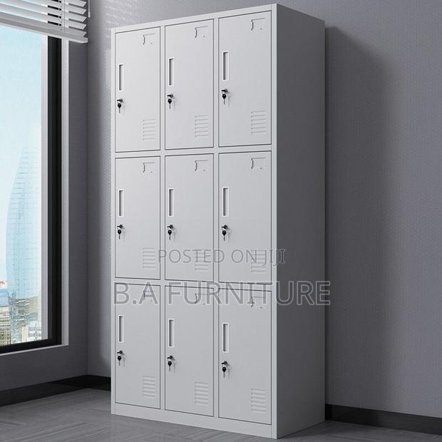 Metal Cabinet—-9 Doors · Photo 2