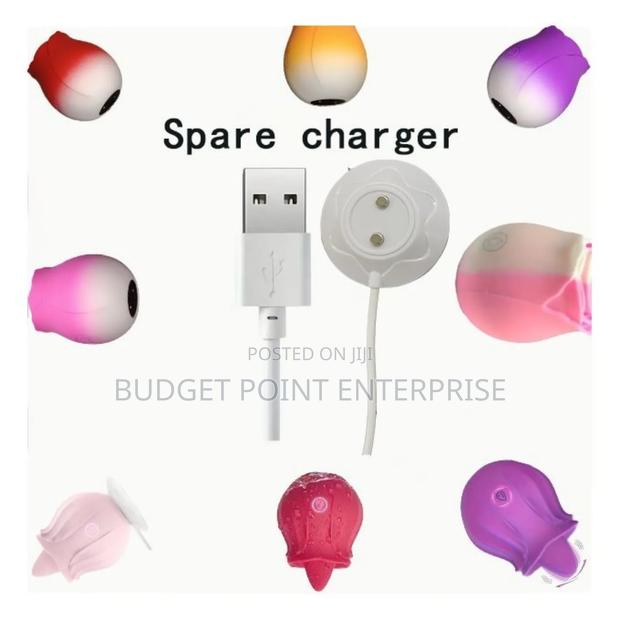 Rose Vibrator Sex Toy Charger
