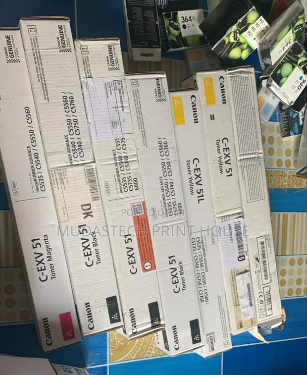Original Canon Irac C-Exv 51 /C5550i/C5560i Toners Available