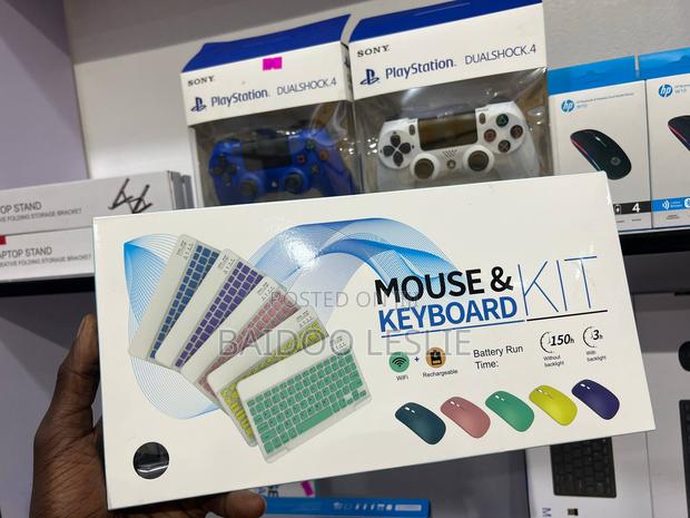 Wireless Keyboard And Mouse Combo - Rgb Backlit, Rechargeable