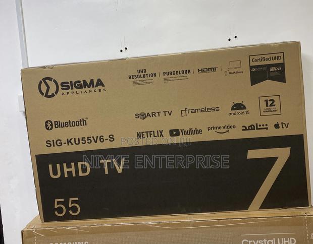 Sigma Sig-ku55v6-s 55-inch 4k Smart Tv