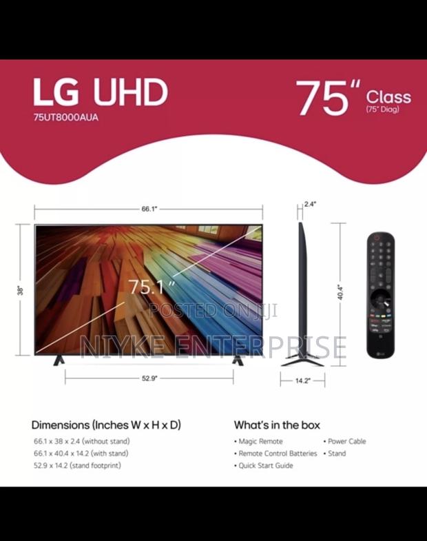 Lg Ut80 75-inch 4k Uhd Smart Tv (2024) photo 3