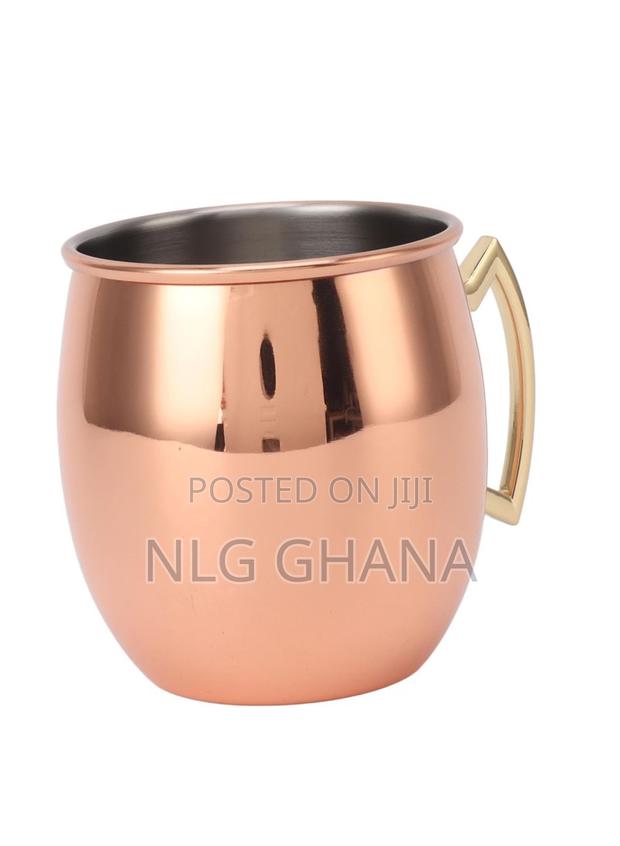 530-550ml Stainless Steel Copper Coffee Mug Metal Cup. Ghx6827 · Photo 2