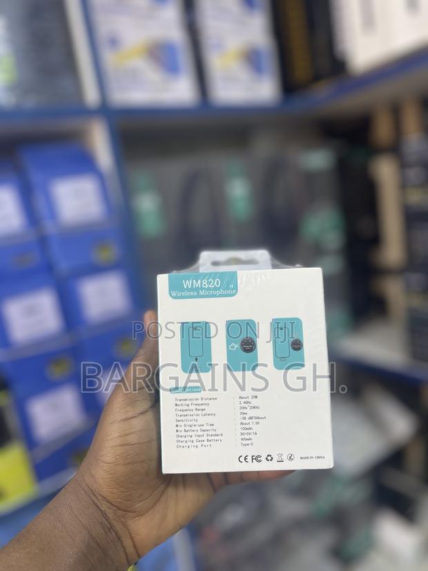 Maono Wm820 Wireless Microphone With Charging Case (2in1) photo 2