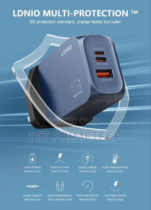 Ldnio 45w Usb C/a Super Fast Charger photo 2