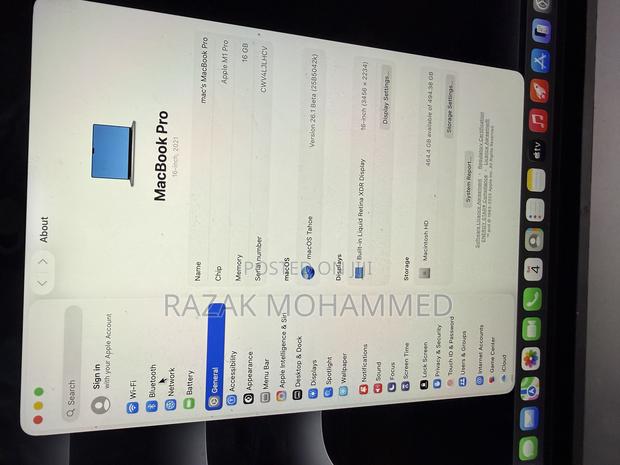 Laptop Apple MacBook Pro M1 16GB Apple M1 Pro SSD 512GB photo 2