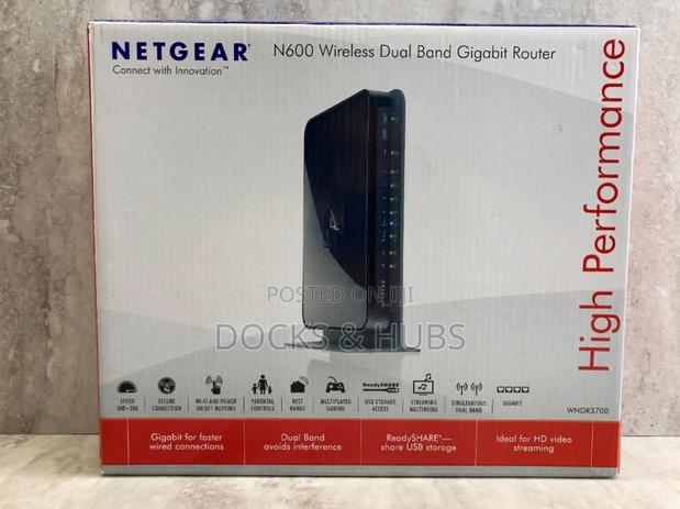 Netgear N600 Dual Band Gigabit Wifi Router (Wndr3700-100nas)
