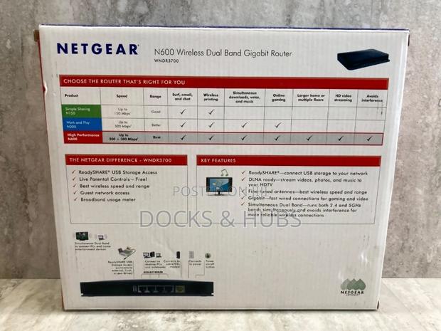 Netgear N600 Dual Band Gigabit Wifi Router (Wndr3700-100nas) photo 2