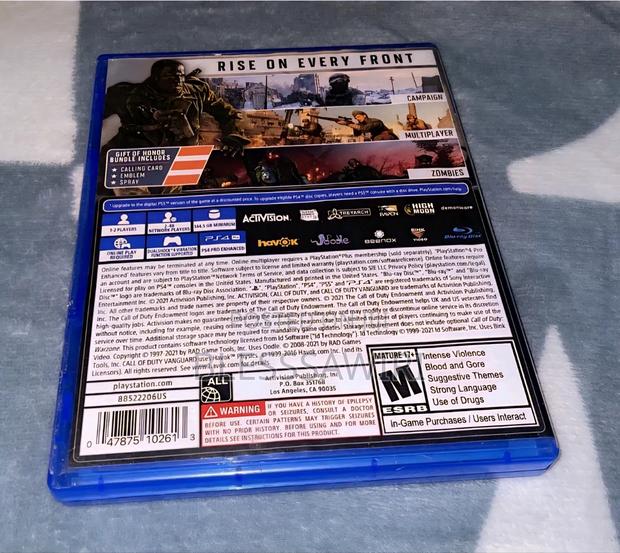 2021 Call of Duty: Vanguard for Ps4 photo 3