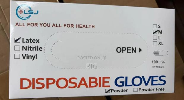 Latex Disposable Powdered Gloves