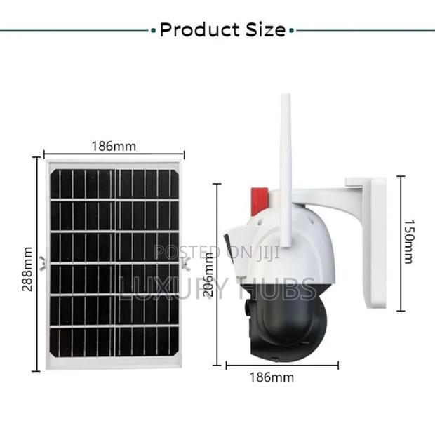 4mp Dual Lens Solar Powered CCTV photo 3