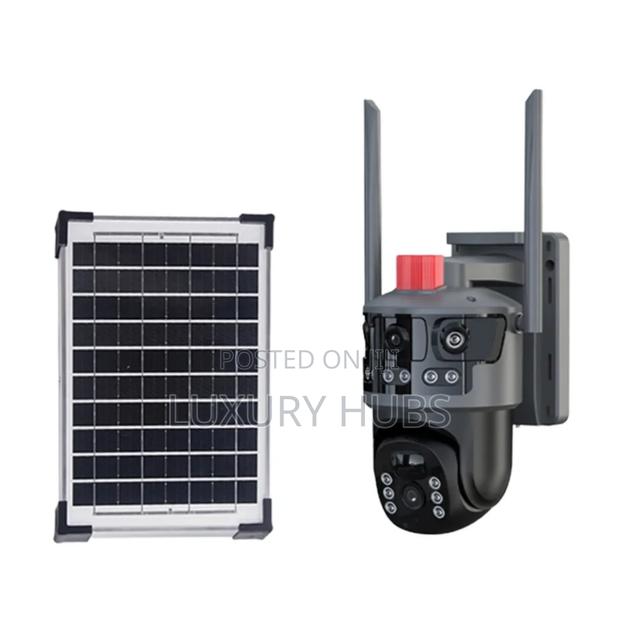 4lens 3 Screens 12mp Hd Outdoor Surveillance Wireless CCTV Camera