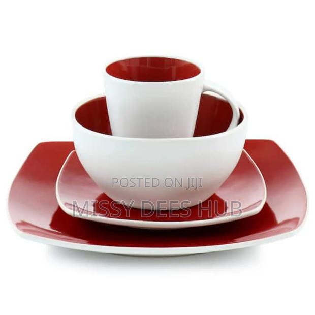Red+White Combo Dinner Set photo 3