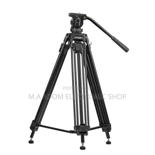 Promate Professional Aluminum Video Tripod With Mid-Level Spreader · Photo 2