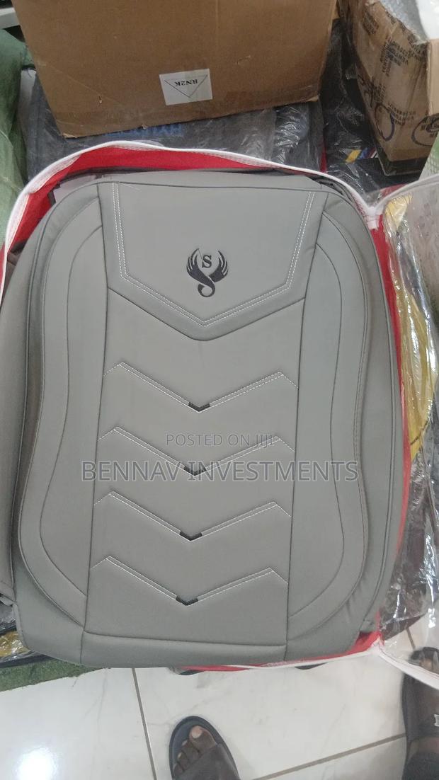 Premium Quality Leather Car Seat Cover - Beige, Gray, Black And Red photo 5
