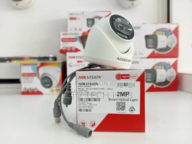 Hikvision 2mp Smart Hybrid Light Audio Fixed Turret Camera photo 2