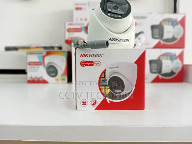 Hikvision 2mp Smart Hybrid Light Audio Fixed Turret Camera photo 3