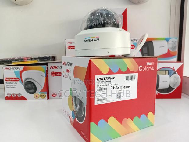 Hikvision 4mp Colorvu Md 2.0 Fixed Dome Network Camera