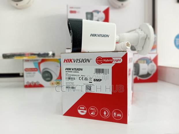 Hikvision 8 Mp Smart Hybrid Light Fixed Bullet Network Camera
