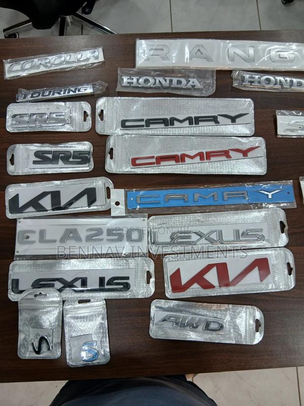 Crowns/Emblems/Writing For Cars