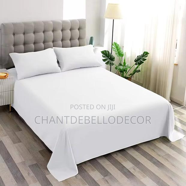 7-piece Removable King Size Plain White Duvet Set photo 3