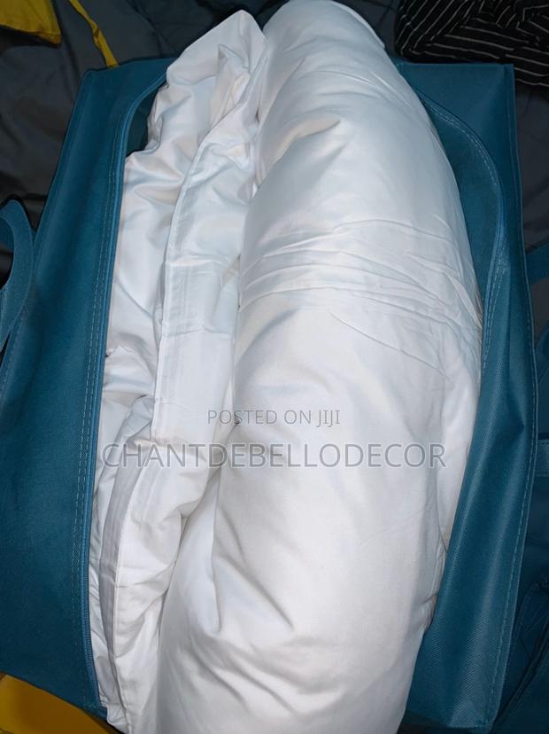 7-piece Removable King Size Plain White Duvet Set photo 5