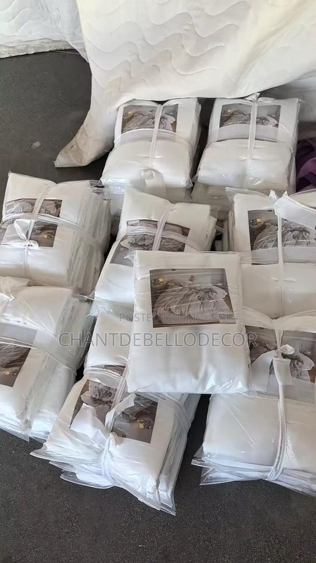 7-piece Removable King Size Plain White Duvet Set photo 9