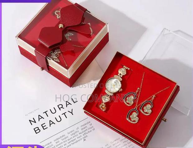 Ladies Watch Necklace Valentine Gift Package- Fast Delivery in 2 Hours · Photo 2