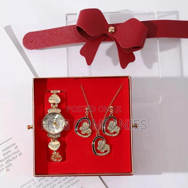 Ladies Watch Necklace Valentine Gift Package- Fast Delivery in 2 Hours · Photo 3