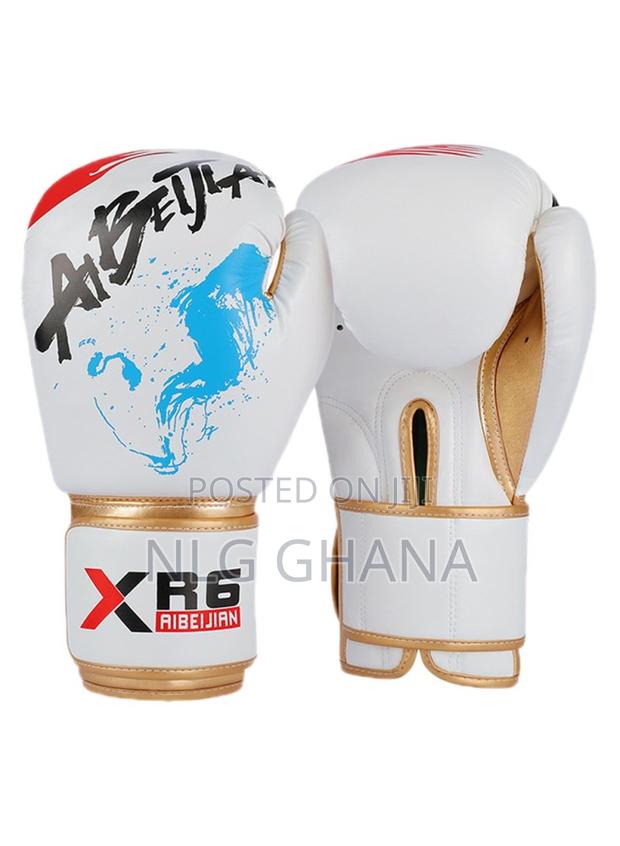 8oz Pu Leather Boxing Gloves Breathable Mma Muay Thai. Tvx28960 · Photo 2