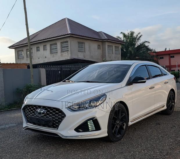Hyundai Sonata Sport 2.0T 2018 White photo 4