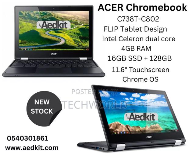 New Laptop Acer Chromebook R 11 4GB Intel eMMC 140GB photo 3