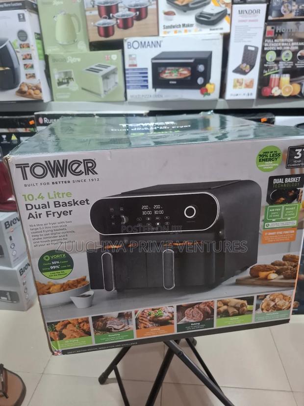 10.4l Tower Dual Basket Air Fryer Uk