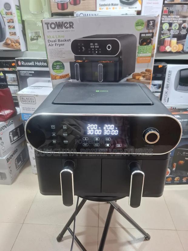 10.4l Tower Dual Basket Air Fryer Uk photo 2