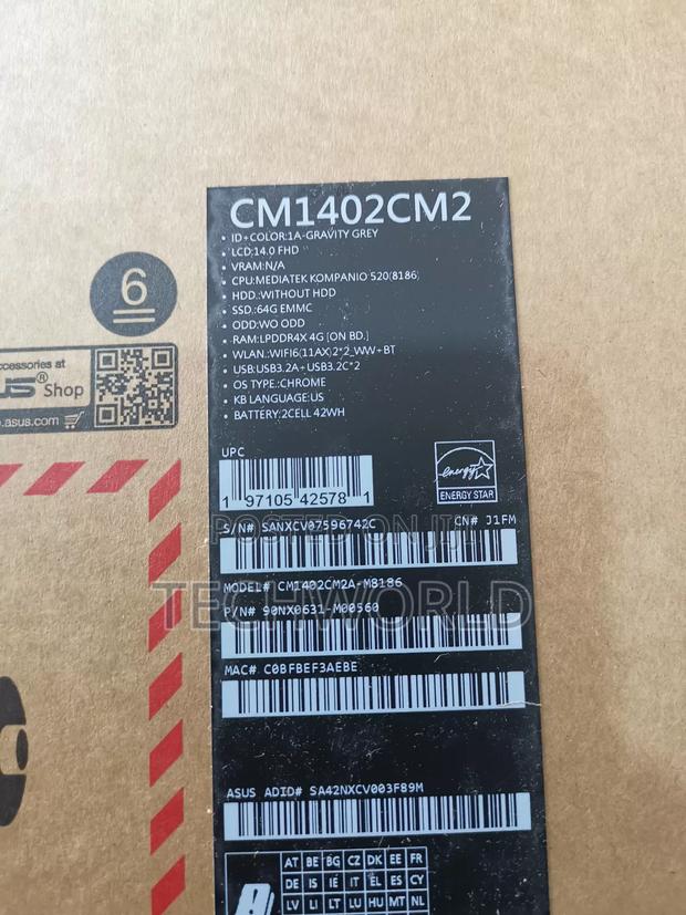 New Laptop Asus Chromebook C200 4GB Intel eMMC 60GB photo 2