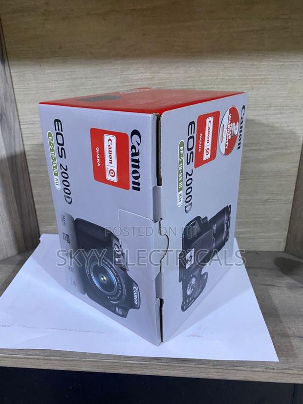 Canon Eos 2000d-wifi 24.1 Mp 3.0 Screen + Lens 18-55