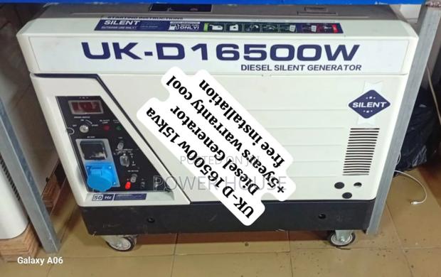 The Genie Uk-D 15kva Diesel Generator Uk-D 16500watts 15kva Silent · Photo 2