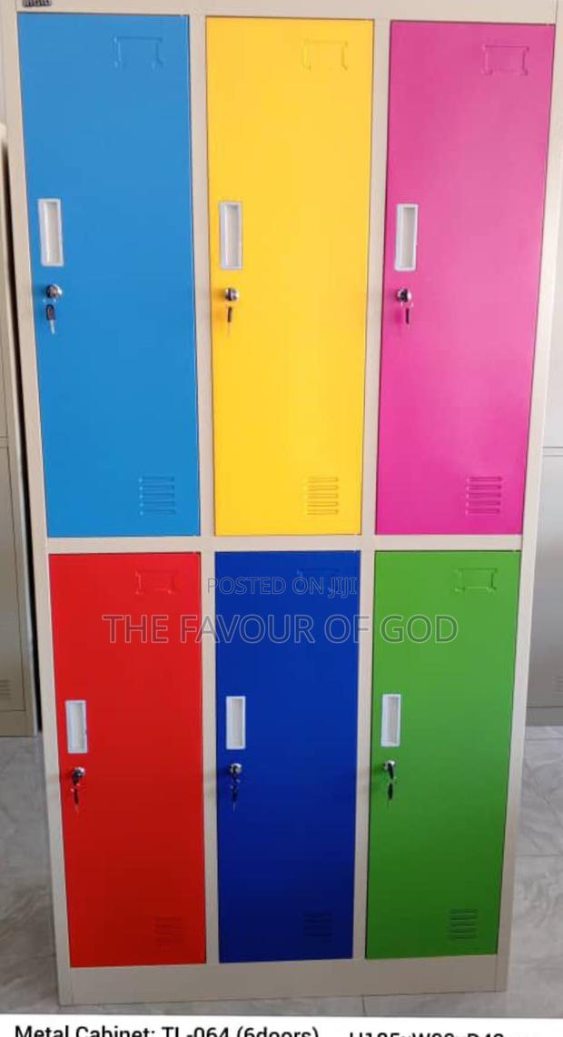 A Colorful Metal Cabinet