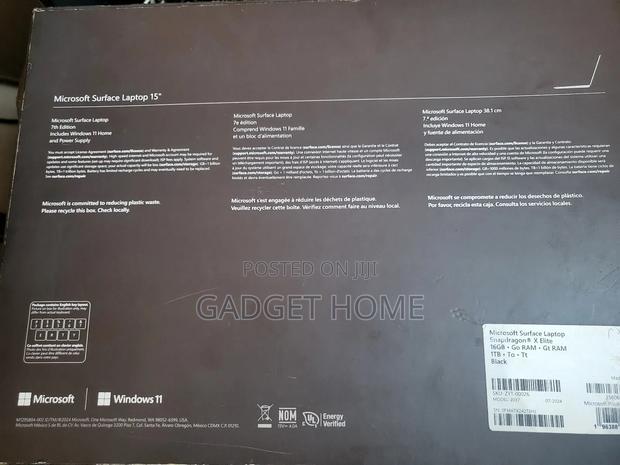 New Microsoft Surface Laptop 7 16GB Qualcomm Snapdragon X Elite SSD 1T photo 5