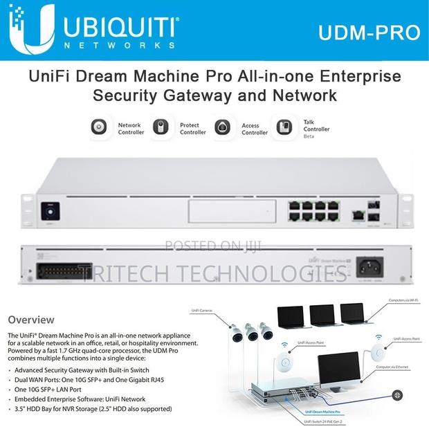 Ubiquiti Udm-Pro Unifi Dream Machine Pro All-in-One Enterprise Gateway · Photo 2